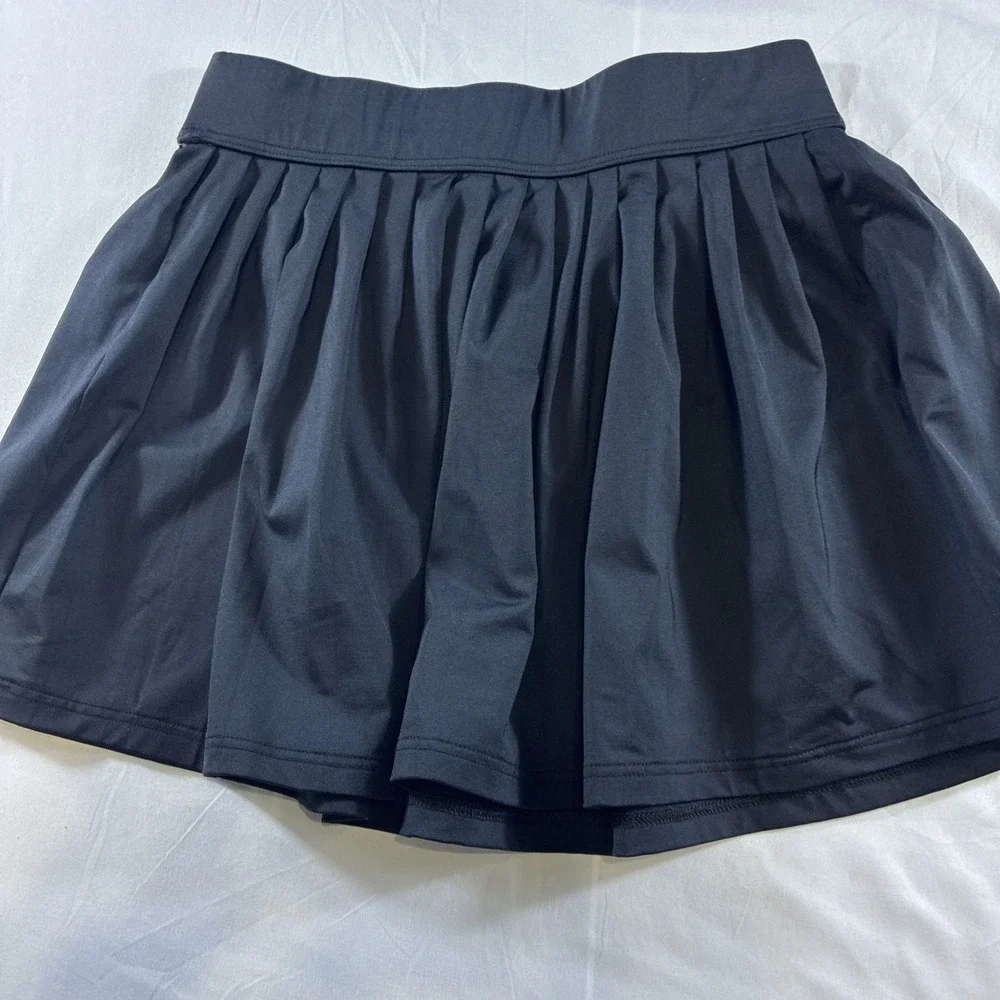Kate Spade‎ New York Dive Right In Black Pleated Swim Skirt Small